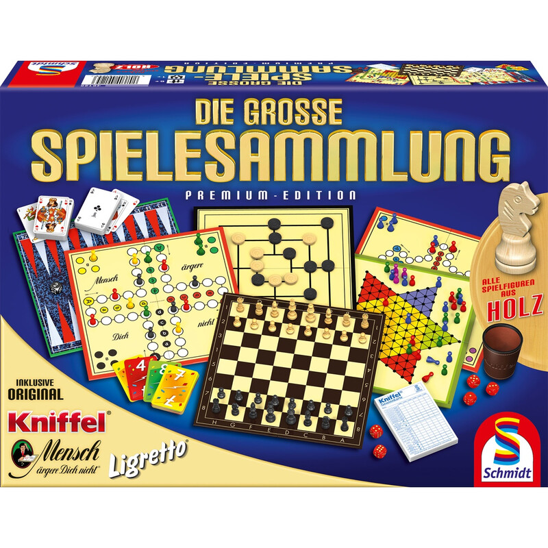 Schmidt® Spiele 49125 Familienspiele Die große Spielesammlung ab 6 Jahre