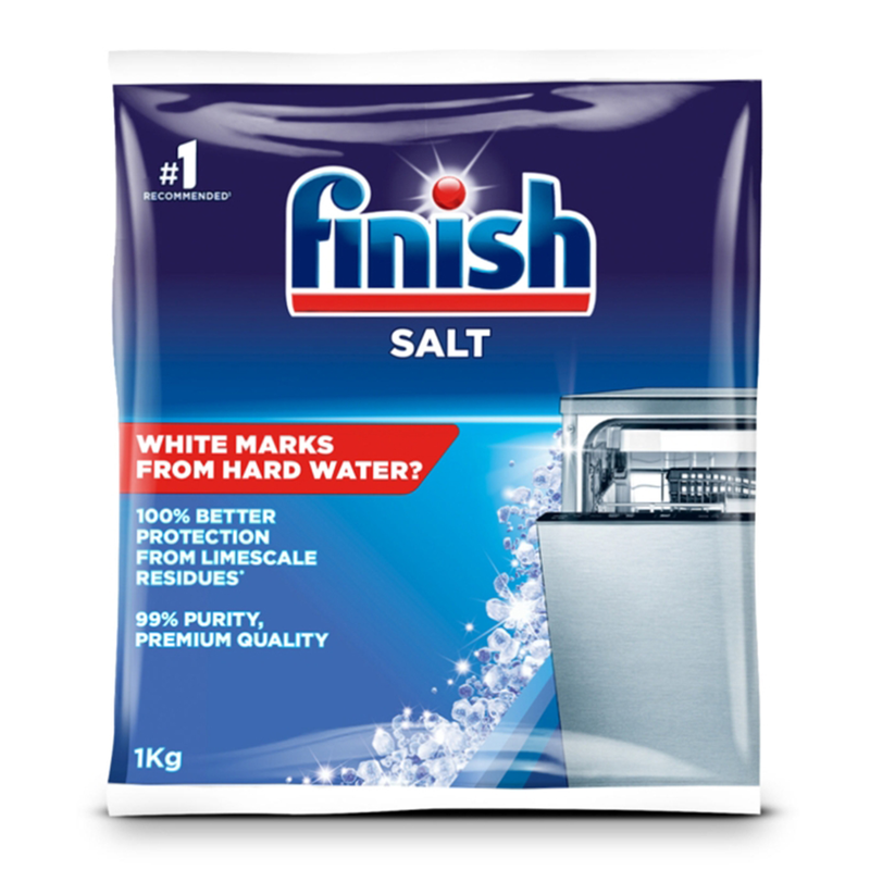 Dishwasher Salt 1kg Soften Water to Prevent Limescale & Watermarks