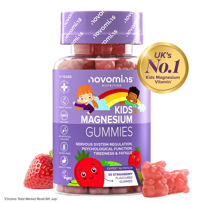Novomins Kids Magnesium Gummies - 30 Gummies