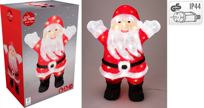 WEIHNACHTSMANN 50LED 40CM