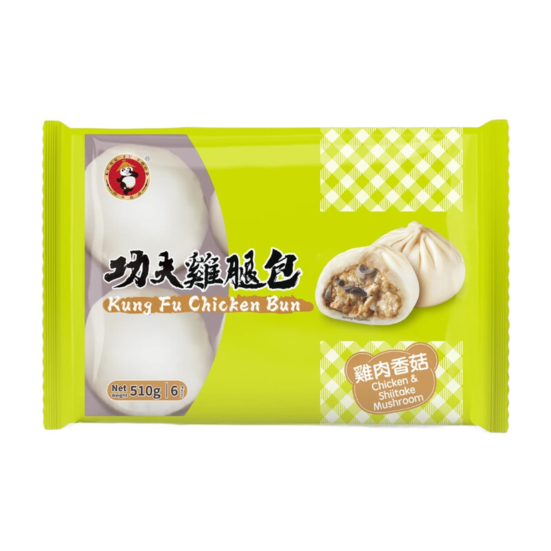Kung Fu Kungfu Shiitake Mushroom And Chicken Bun 510G
