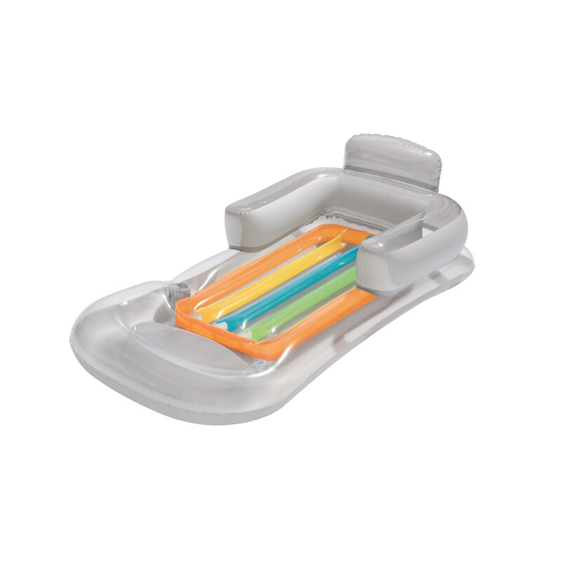 Summer Colors™ White Inflatable Pool Lounge