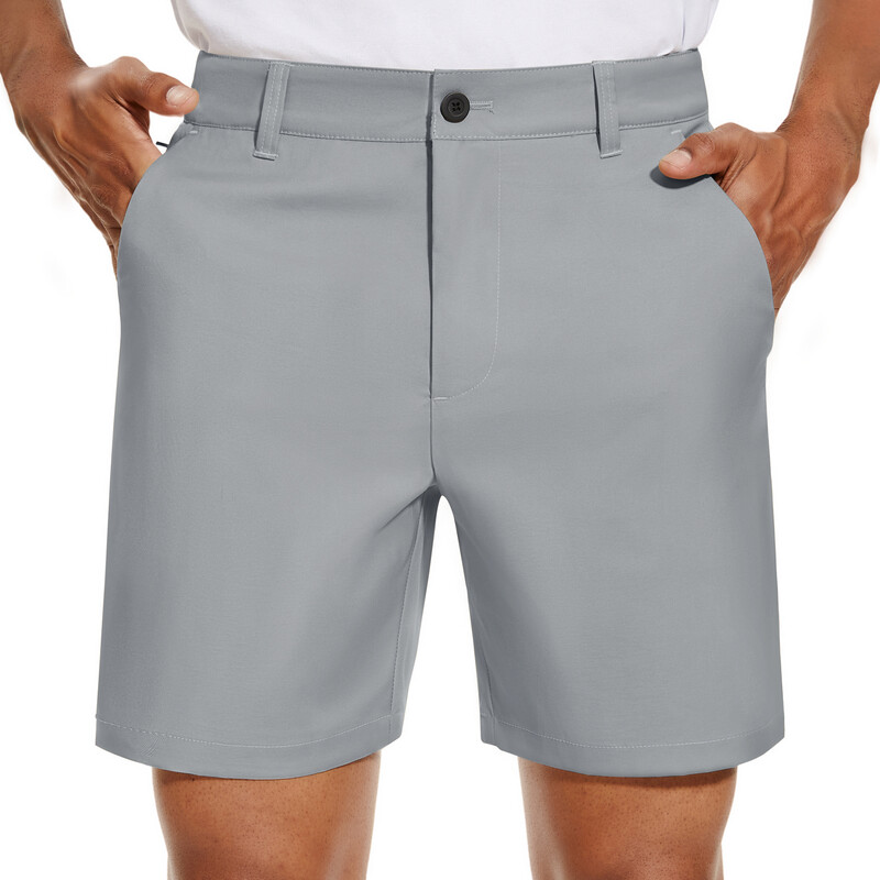 Mens Golf Shorts 0584 Light grey34