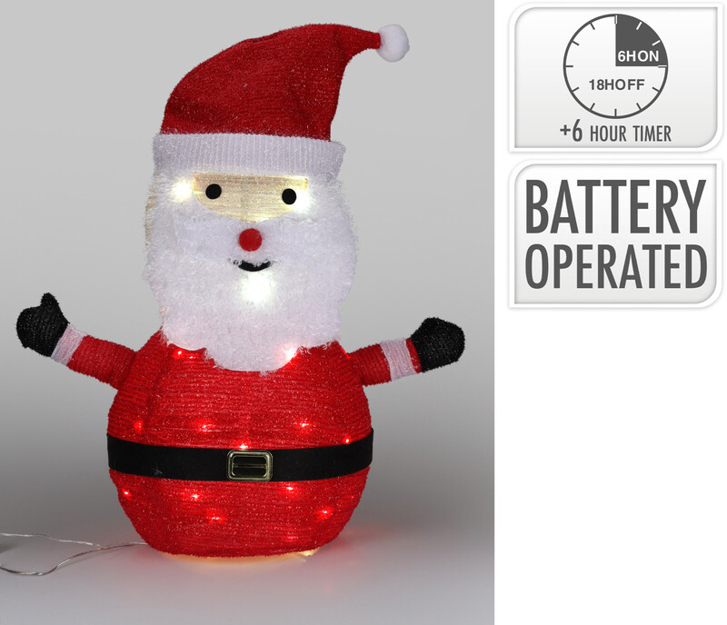 Weihnachtsmannförmige LED-Leuchte