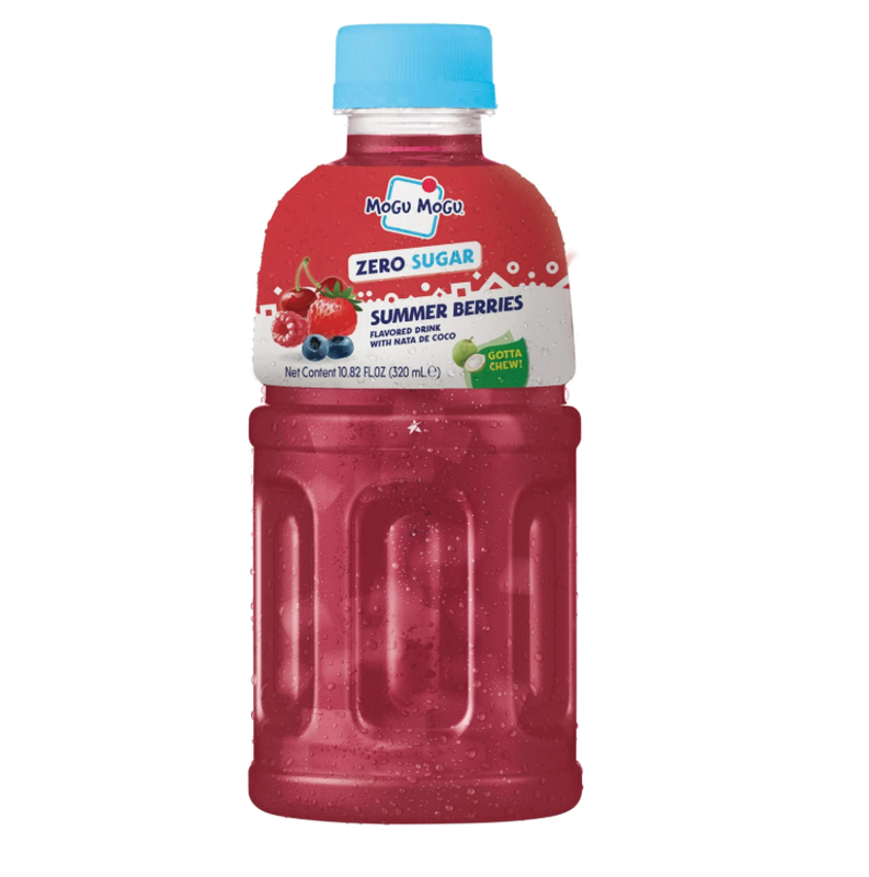 Mogu Mogu Zero Sugar Summer Berries Drink With Nata De Coco 320Ml