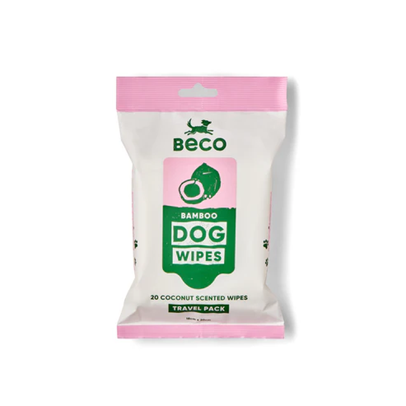 Bamboo Travel Wipes Coconut Scented