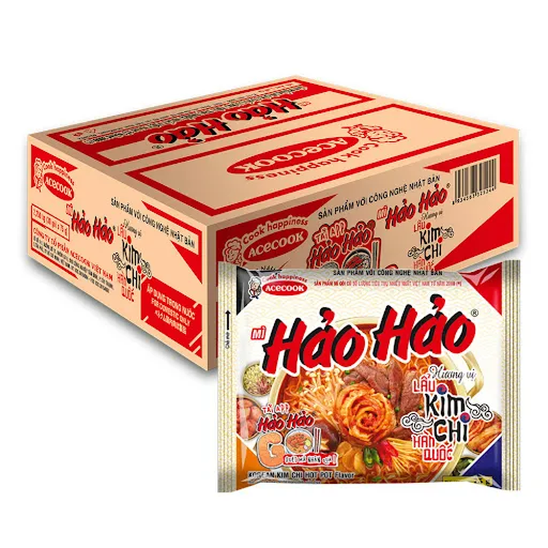 Acecook Instant Noedels Kimchi Smaak 77 g x 30
