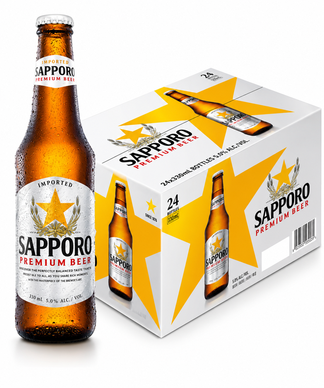 Sapporo Bier Fles 24×330 ml