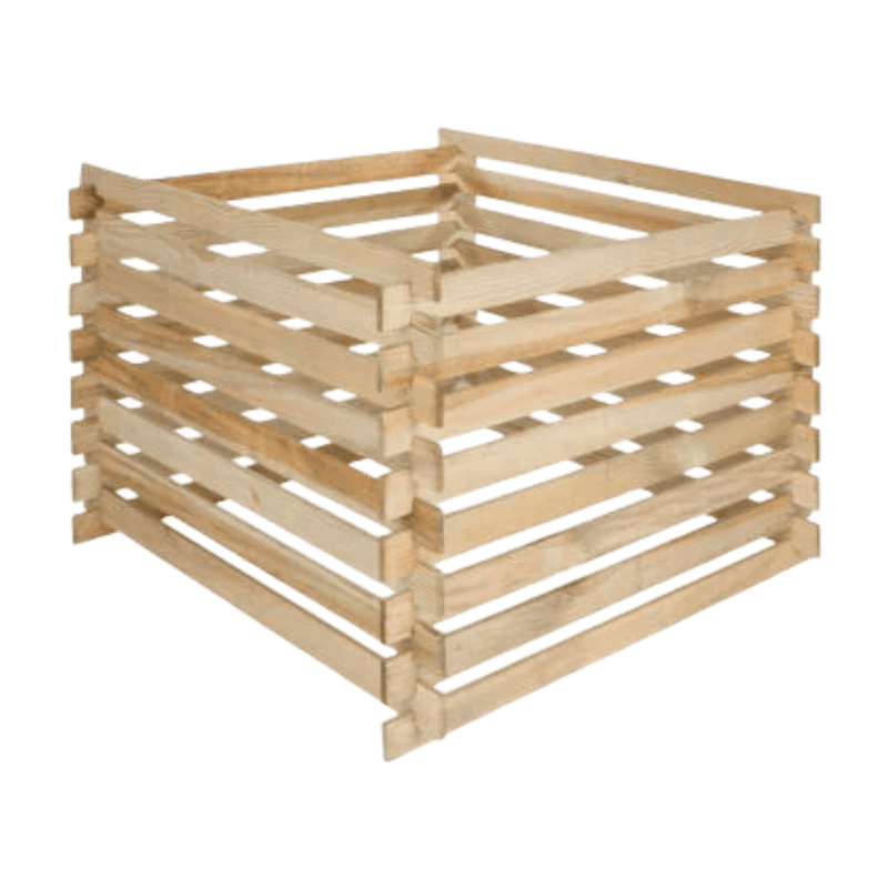 Practo houten tuincompostbak