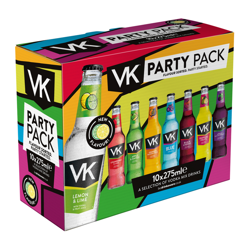 Vk Blue Mixed Pack 10 X 275Ml