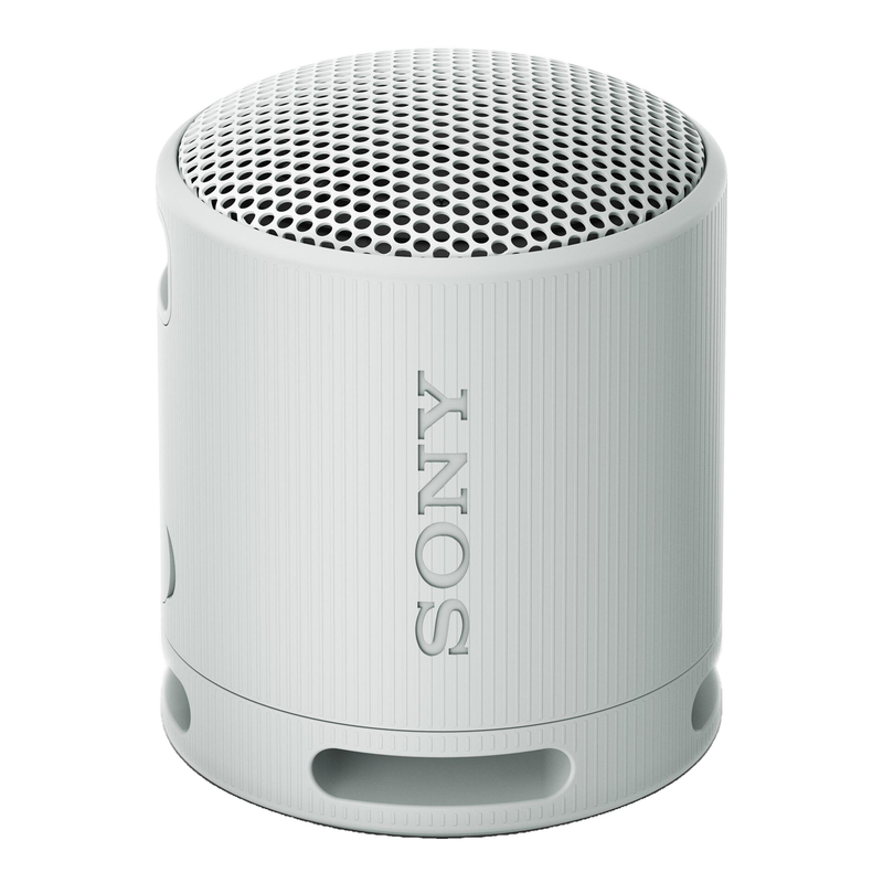 Sony SRS-XB100 Draadloze Bluetooth draagbare luidspreker, Duurzaam IP67 waterdicht & stofdicht, 16 uur batterij - Lichtgrijs