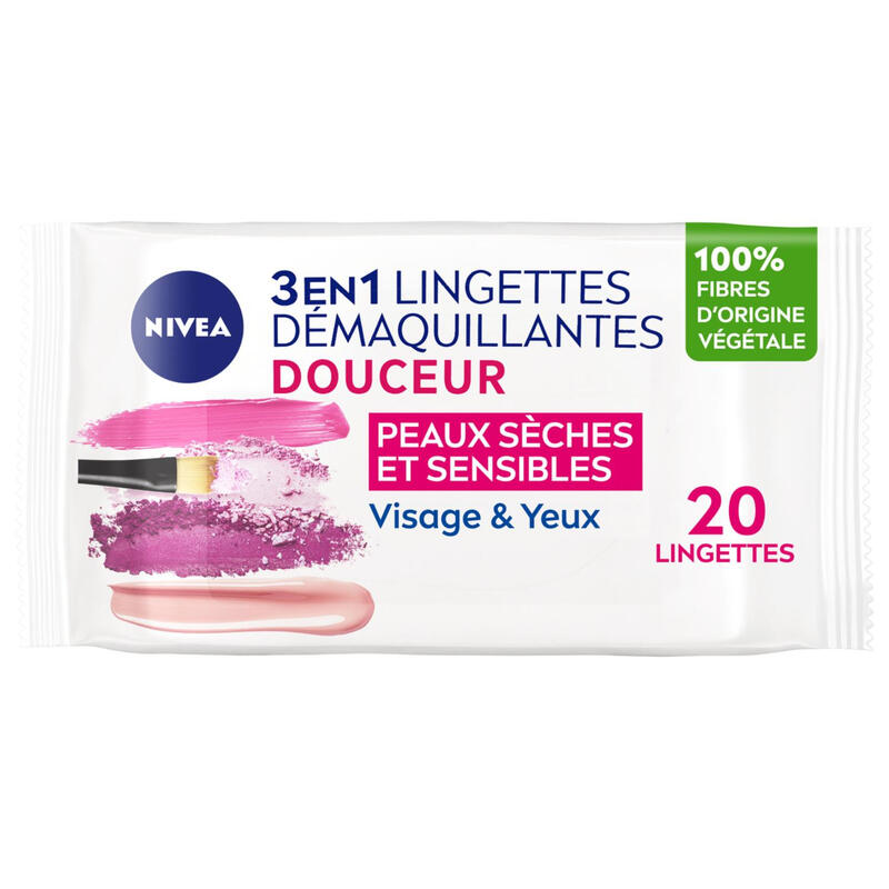 Lingette Démaquillante Visage & Yeux Nivea La Paquet De 20 Lingettes - vue 2