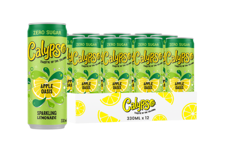 Calypso Apple Oasis Blik 330 ml × 12