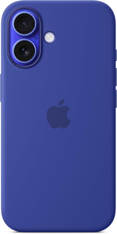Original Apple iPhone 16 Silikondeksel - MagSafe Kompatibel - Ultramarine (MYY63ZM/A) 2