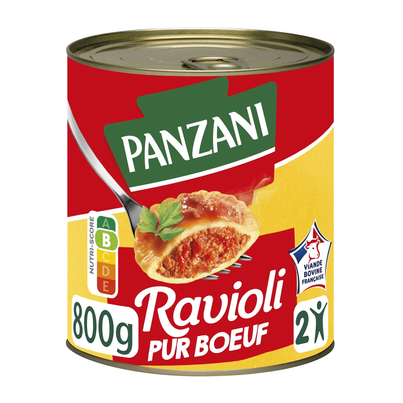 Plat Familial Ravioli Pur B½uf Panzani La Boite De