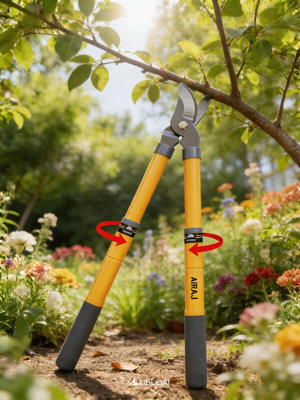 42-61cm Telescopic Tree Loppers,Garden Loppers for Gardening Heavy Duty,with 3.5cm Cu