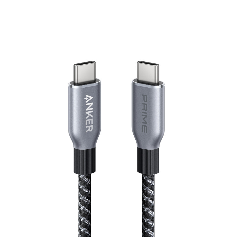 Anker Prime USB-C naar USB-C kabel (180 cm, 240 W, gerecycled vlechtwerk)