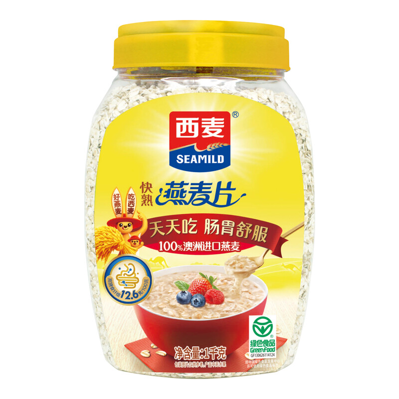 【Warme Drank】SEAMILD Snelkookhavermout 1 kg