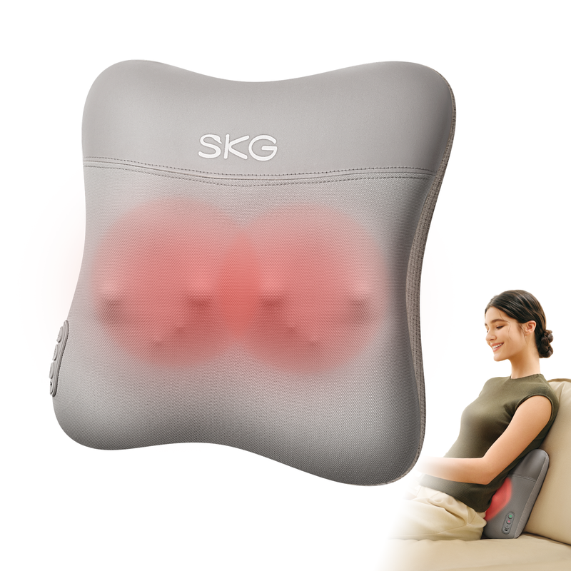 VS500 Massage Pillow 20 Rotating Nodes, Rapid Dual Heating For Office and Home Use Gi