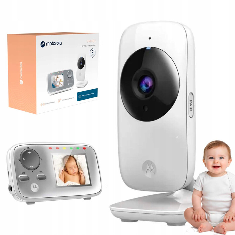 Motorola Babyfoon VM482 Wit
