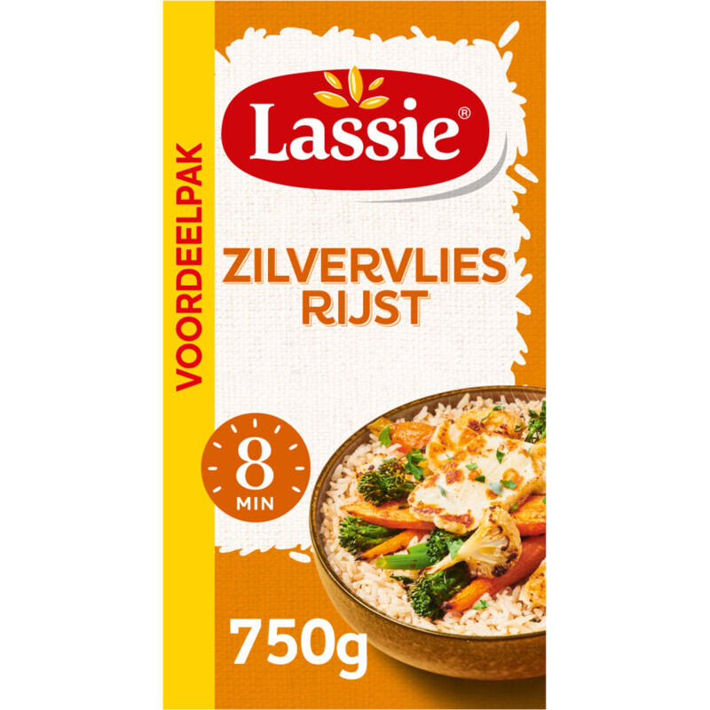 Lassie Zilvervliesrijst - 750 g