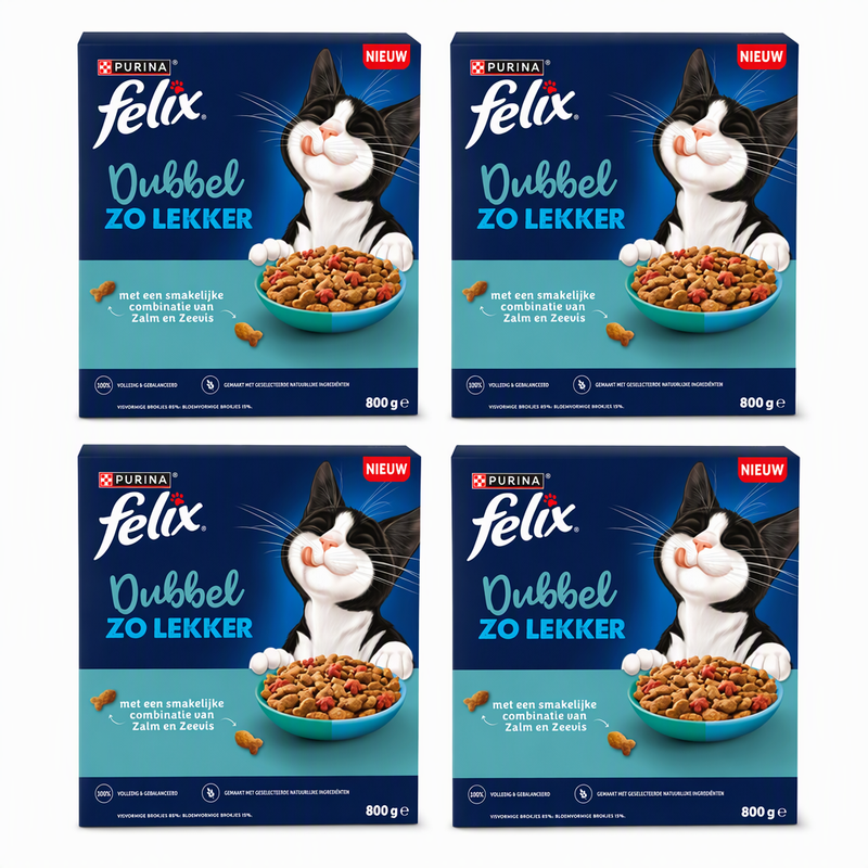 Felix Double saveur Saumon, poisson de mer et betterave*4