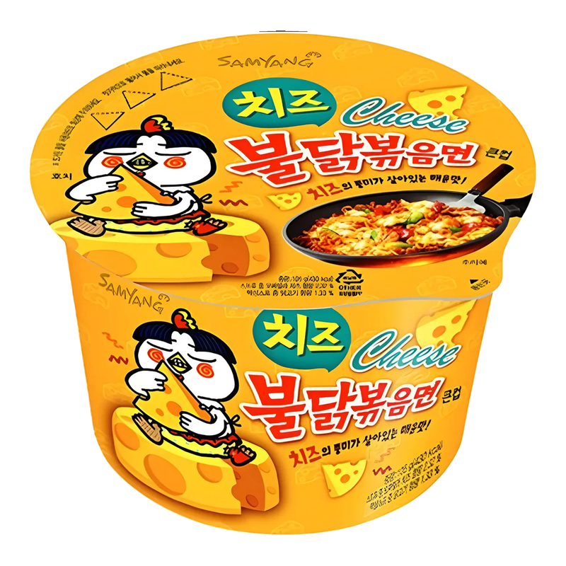Samyang Buldak hete kip-ramen met kaas kleine kom KR 70 g × 6