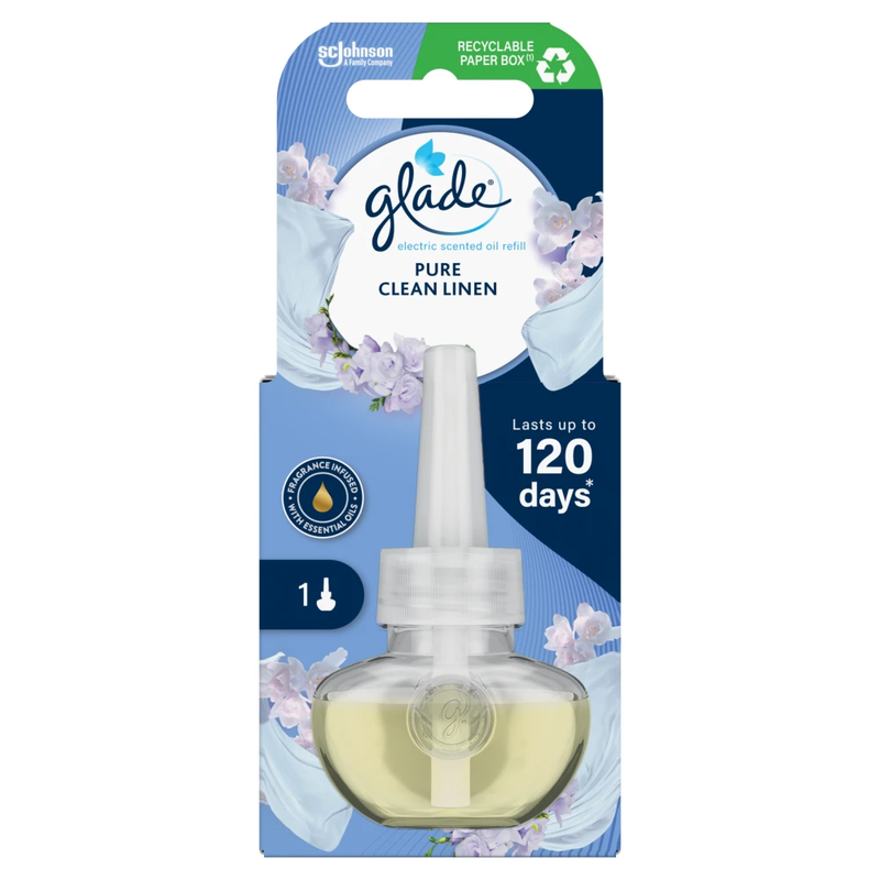 Electric Scented Oil Plug In Refill Clean Linen 20ml