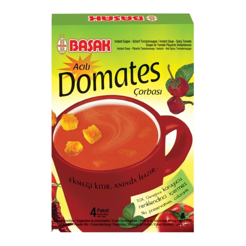 Basak Instant Pittige Tomatensoep 4×22 g
