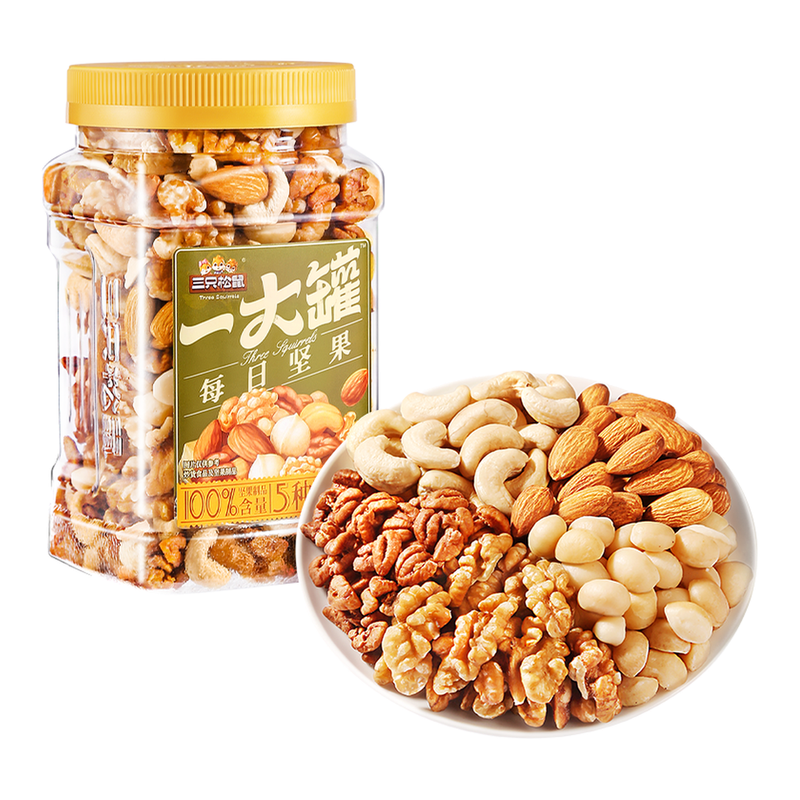 Three Squirrels Daily Nuts (All-Nut Pure Enjoyment Edition) 500 g