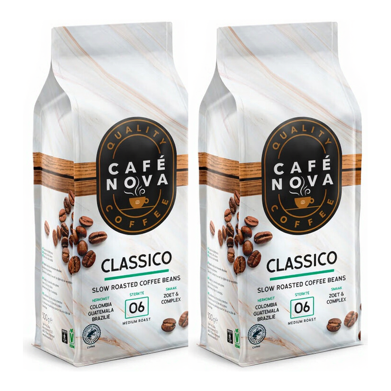 Cafe Nova Bonen Classico 6 500 g x2