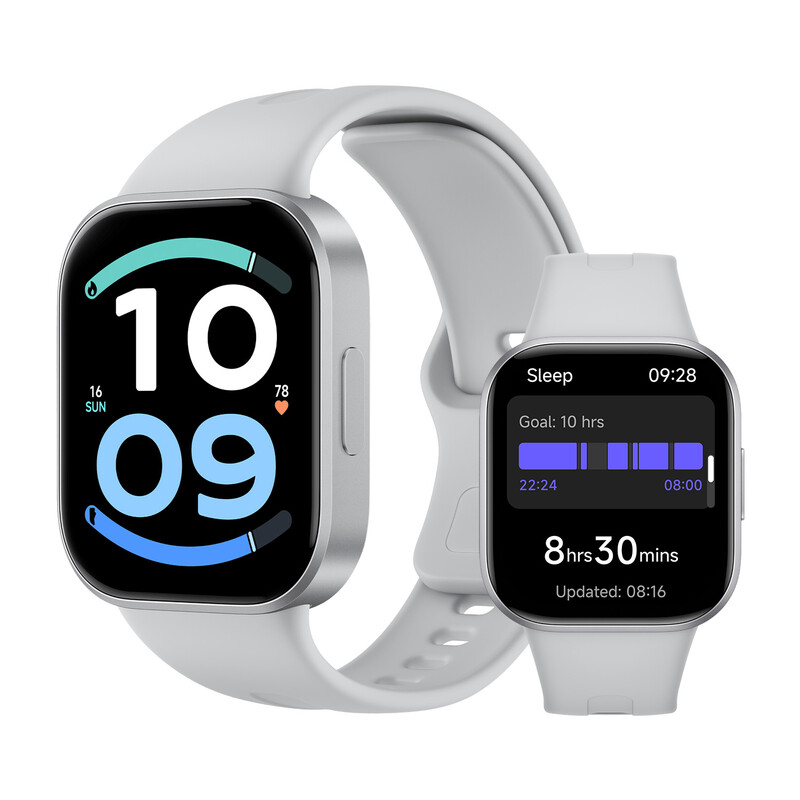 Xiaomi Gris/Clair Redmi Watch 6 Active - Mat Silver - Montre Connectée Amoled 2,07" Avec Appels Bluetooth - Image 3