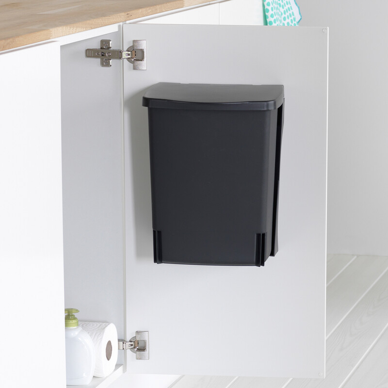Built-in Bin, 10 litre, Rectangular, Black