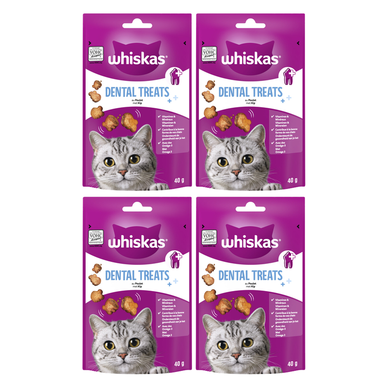 Whiskas Friandises dentaires Saveur poulet*4