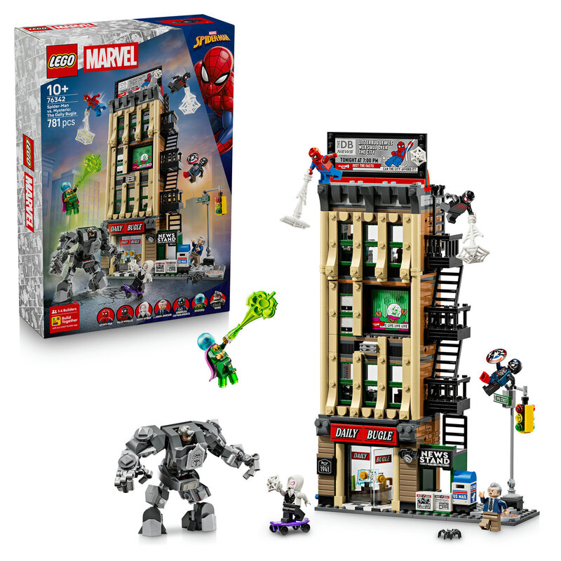 Lego Super Heroes 76342 Spider-Man Vs. Mysterio: The Daily Bugle