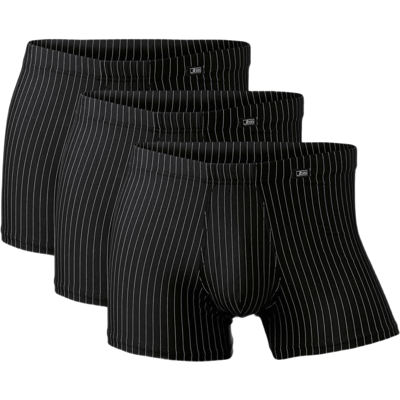 JBS 3er-Pack Mikrofaser-Tights Schwarz 3XL