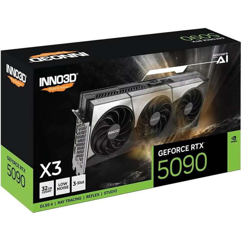 INNO3D GeForce RTX 5090 X3 Grafikkarte - 32 GB GDDR7 PCI Express 5.0 HDMI DP