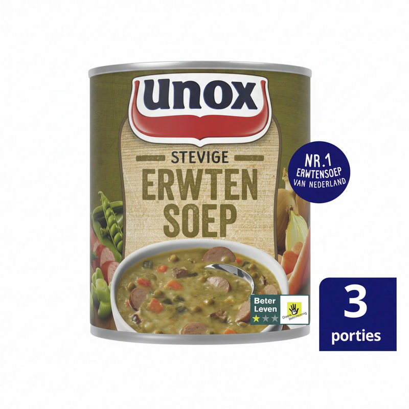 Unox Hartige Erwten Soep - 800 ml