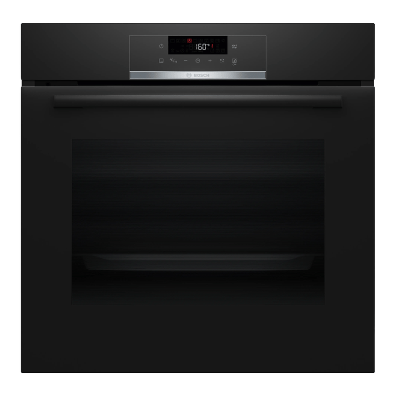 Bosch HQG572EB3 – Inbouwoven – Elektrisch – Zwart – Airfry-functie – 71 L – Stoomkoken – Pyrolytische zelfreiniging.