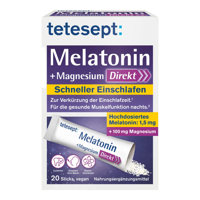 etesept Melatonin + Magnesium Direktsticks