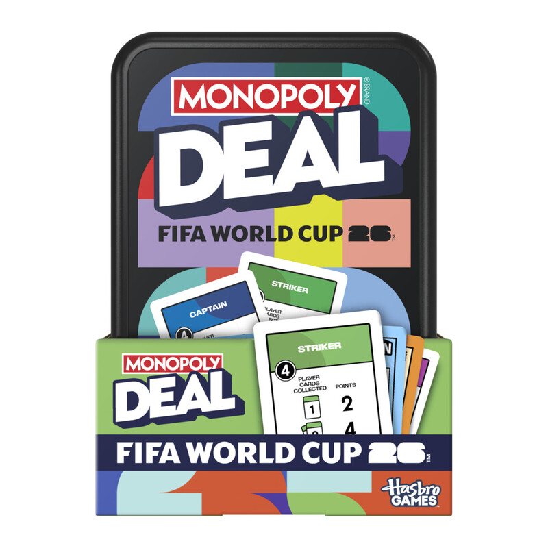 Monopoly Deal FIFA Card Game - The Official Football-Themed Monopoly Trading Card Game for Friends and Family