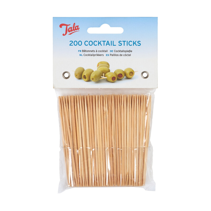 Bamboo Cocktail Sticks / Toothpicks 200pcs