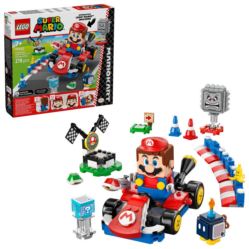 Super Mario 72043 Interactive LEGO Mario & Standard Kart