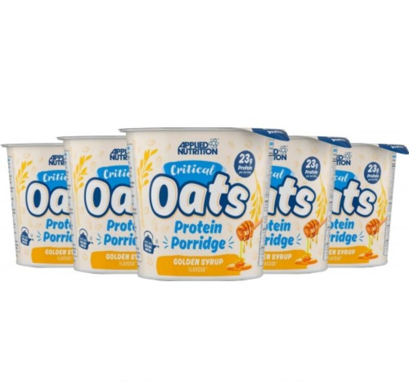 Critical Oats Protein Porridge Golden Syrup - 12 x 60 g