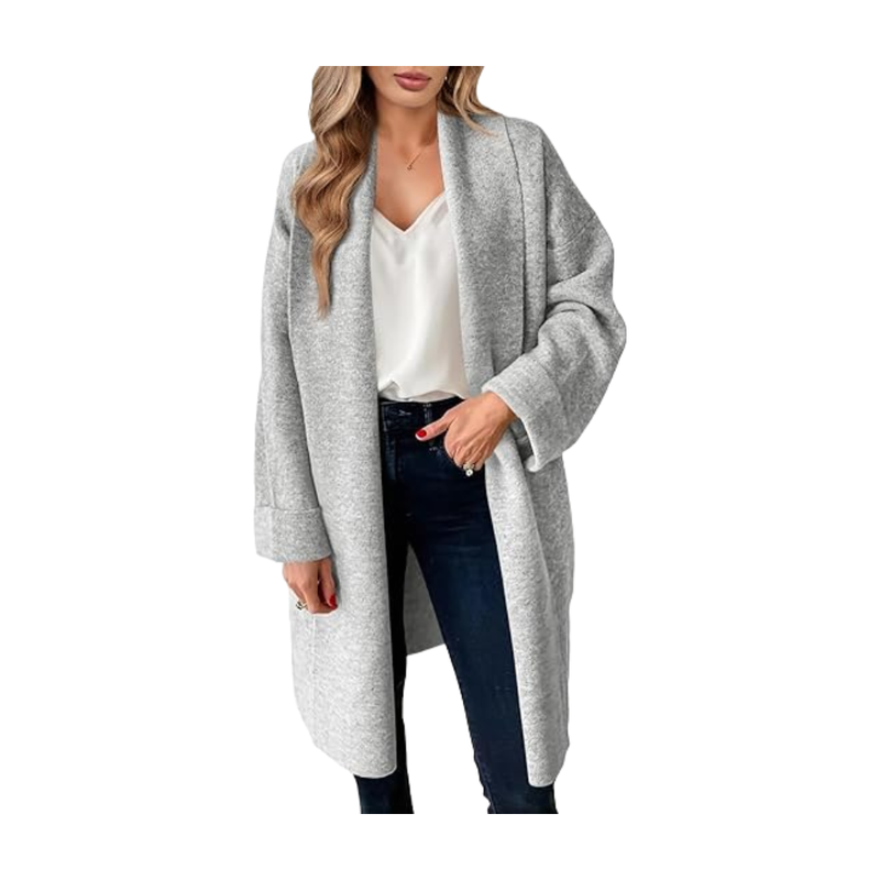 Women's Long Cardigan Sweaters Chunky Open Front Oversized Slouchy Knit Fall Trendy C
