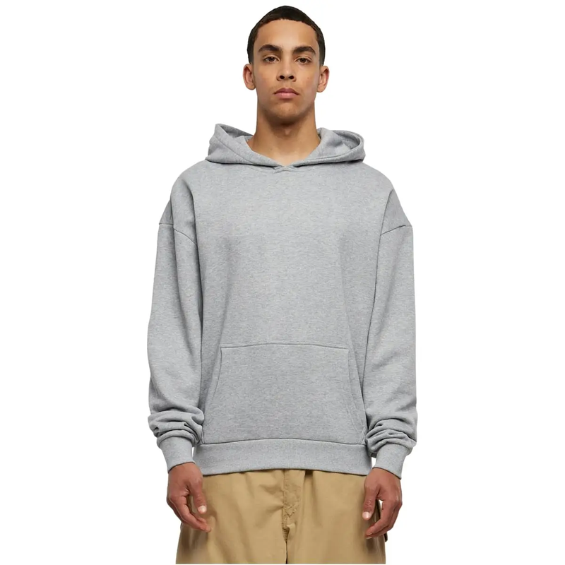 Urban Classics extra dikke hoody van sweat en fleecedoe - grijs - XXL