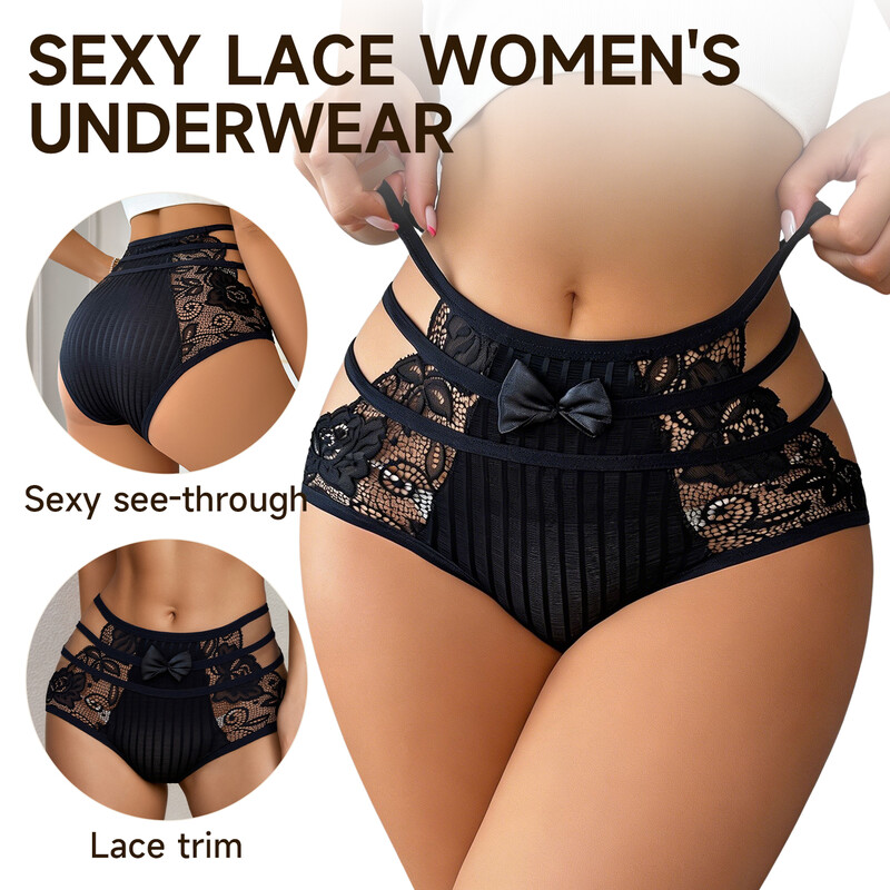 Women's Sexy Lace Panties 3PCS M