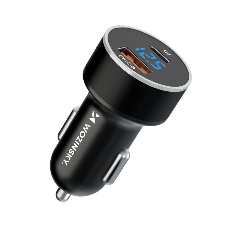 Wozinsky WDCCAC Schwarz 36W Autolader (USB-C & USB-A)