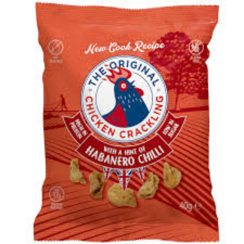 The Original Chicken Crackling Chicken Crackling With A Hint Of Habanero Chilli 35G
