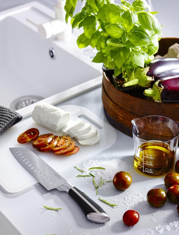 GastroMax Santoku Mes - 29 cm, Grijs